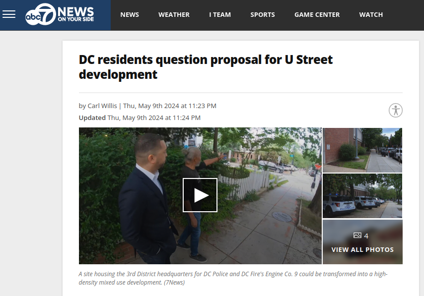 DC Residents Question Proposal for U Street Development
